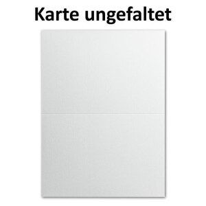 DIN B6 Karten-Set aus 75 Klapp-Karten blanko mit 75 Brief-Umschlag und 75 Falt-Blatt - Struktur-Leinenpapier - Vintage Grußkarten-Set  - von Ihrem Glüxx-Agent