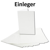 DIN B6 Karten-Set aus 200 Klapp-Karten blanko mit 200 Brief-Umschlag und 200 Falt-Blatt - Struktur-Leinenpapier - Vintage Grußkarten-Set  - von Ihrem Glüxx-Agent