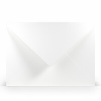 PAPERADO 25 Briefumschläge ohne Fenster DIN C4 Weiß gerippt - 160 g/m² Kuvert 22,5 x 31,5 cm - Umschläge mit Nassklebung Verschlussklappe spitz