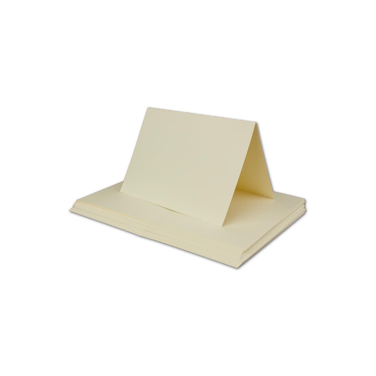 X Doppelkarten Umschlag Set Din A6 C6 Creme Weiss Karte Din 10 99