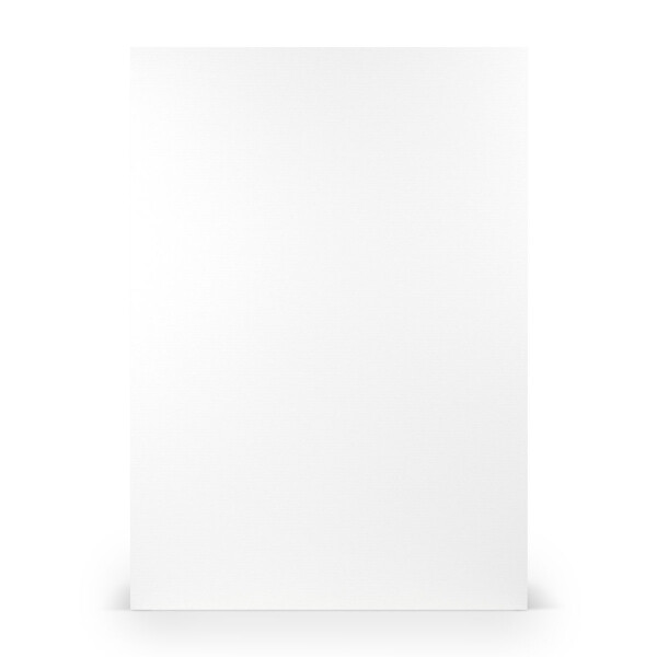 PAPERADO 25x Tonpapier DIN A4 - Weiß gerippt 160 g/m² Papierbögen - Bastelpapier in 29,7 x 21 cm Malen, Basteln & Drucken