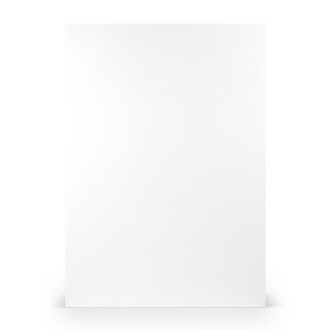 PAPERADO 25x Tonpapier DIN A4 - Weiß gerippt 160 g/m² Papierbögen - Bastelpapier in 29,7 x 21 cm Malen, Basteln & Drucken