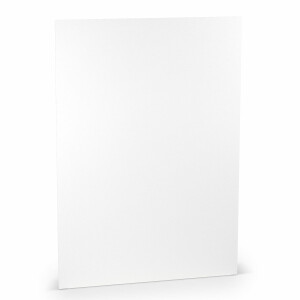 PAPERADO 25x Tonpapier DIN A4 - Weiß gerippt 160 g/m² Papierbögen - Bastelpapier in 29,7 x 21 cm Malen, Basteln & Drucken
