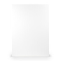 PAPERADO 25x Tonpapier DIN A4 - Weiß gerippt 160 g/m² Papierbögen - Bastelpapier in 29,7 x 21 cm Malen, Basteln & Drucken