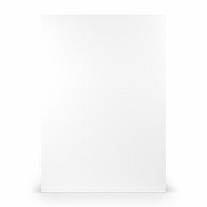 PAPERADO 300x Tonpapier DIN A4 - Weiß gerippt 160 g/m² Papierbögen - Bastelpapier in 29,7 x 21 cm Malen, Basteln & Drucken