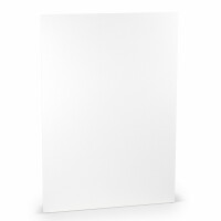 PAPERADO 300x Tonpapier DIN A4 - Weiß gerippt 160 g/m² Papierbögen - Bastelpapier in 29,7 x 21 cm Malen, Basteln & Drucken