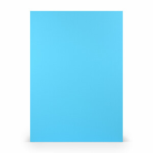 PAPERADO 1000x Tonpapier DIN A4 - Pacific gerippt Blau 160 g/m² Papierbögen - Bastelpapier in 29,7 x 21 cm Malen, Basteln & Drucken