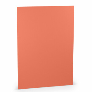 PAPERADO 100x Tonpapier DIN A4 - Coral gerippt Rosa 160 g/m² Papierbögen - Bastelpapier in 29,7 x 21 cm Malen, Basteln & Drucken