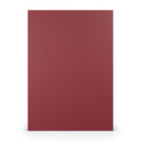 PAPERADO 25x Tonpapier DIN A4 - Rosso gerippt Rot 160 g/m² Papierbögen - Bastelpapier in 29,7 x 21 cm Malen, Basteln & Drucken