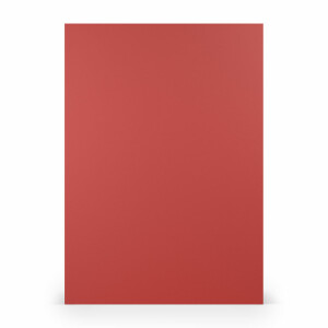 PAPERADO 400x Tonpapier DIN A4 - Tomate gerippt Rot 160 g/m² Papierbögen - Bastelpapier in 29,7 x 21 cm Malen, Basteln & Drucken