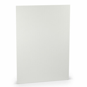 PAPERADO 100x Tonpapier DIN A4 - Eisgrau gerippt Grau 160 g/m² Papierbögen - Bastelpapier in 29,7 x 21 cm Malen, Basteln & Drucken