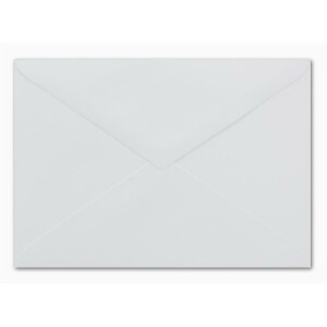 50  DIN C6 Brief-Umschläge Weiss 11,2 x 16,0 cm - 90 g/m² Nassklebung Brief-Hüllen ohne Fenster für Einladungen von Ihrem Glüxx-Agent
