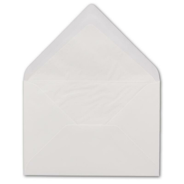 120 g/m² Briefumschläge Quadratisch 15 x 15 cm Für ganz besondere Anlässe Creme-Weiß Nassklebung 25 Stück 