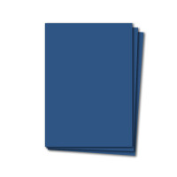 150 Blatt Tonkarton DIN A4 - Dunkelblau Blau - 240 g/m² dicker Bastelkarton - 21,0 x 29,7 cm Pappe zum basteln für Fotoalbum Menükarte Bedruckbar DIY kreativ sein