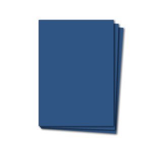 200 Blatt Tonkarton DIN A4 - Dunkelblau Blau - 240 g/m² dicker Bastelkarton - 21,0 x 29,7 cm Pappe zum basteln für Fotoalbum Menükarte Bedruckbar DIY kreativ sein