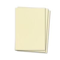 50 Blatt Tonkarton DIN A4 - Elfenbein - 240 g/m² dicker Bastelkarton - 21,0 x 29,7 cm Pappe zum basteln für Fotoalbum Menükarte Bedruckbar DIY kreativ sein