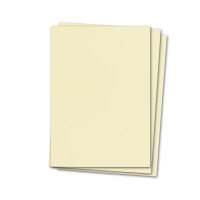 200 Blatt Tonkarton DIN A4 - Elfenbein - 240 g/m² dicker Bastelkarton - 21,0 x 29,7 cm Pappe zum basteln für Fotoalbum Menükarte Bedruckbar DIY kreativ sein