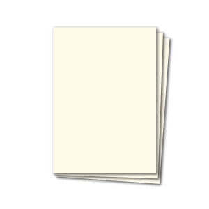 50 Blatt Tonkarton DIN A4 - Creme - 240 g/m² dicker Bastelkarton - 21,0 x 29,7 cm Pappe zum basteln für Fotoalbum Menükarte Bedruckbar DIY kreativ sein