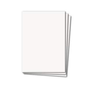 50 Blatt Tonkarton DIN A4 - Weiss - 240 g/m² dicker Bastelkarton - 21,0 x 29,7 cm Pappe zum basteln für Fotoalbum Menükarte Bedruckbar DIY kreativ sein