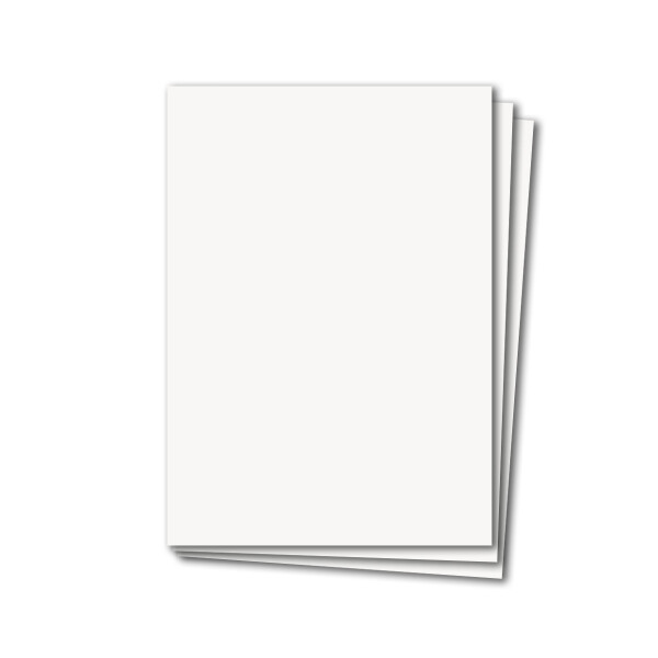 100 Blatt Tonkarton DIN A4 - Weiss - 240 g/m² dicker Bastelkarton - 21,0 x 29,7 cm Pappe zum basteln für Fotoalbum Menükarte Bedruckbar DIY kreativ sein