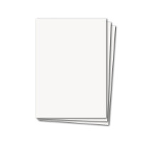 100 Blatt Tonkarton DIN A4 - Weiss - 240 g/m² dicker Bastelkarton - 21,0 x 29,7 cm Pappe zum basteln für Fotoalbum Menükarte Bedruckbar DIY kreativ sein