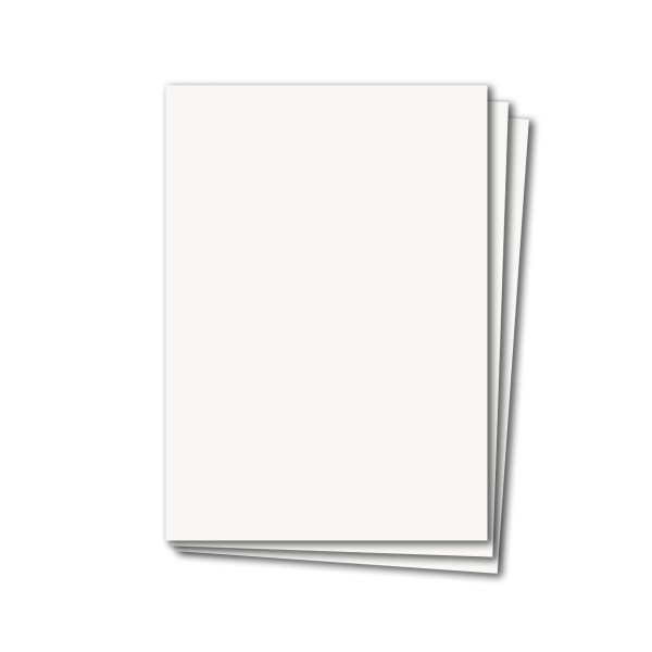 150 Blatt Tonkarton DIN A4 - Weiss - 240 g/m² dicker Bastelkarton - 21,0 x 29,7 cm Pappe zum basteln für Fotoalbum Menükarte Bedruckbar DIY kreativ sein