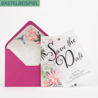 PAPERADO 25 Faltkarten DIN A6 - Kraftpapier - 10,5 x 14,8 cm - 220 g/m² - Doppelkarte Klappkarte Einladungskarte