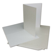 30x Klappkarten blanko mit Umschlag - DIN A6 / C6 Weiß matt glänzend - Faltkarten A6 10,5 x 14,7 cm mit Briefumschläge C6 11,5 x 16 cm - Karten Umschlag Set von Glüxx Agent