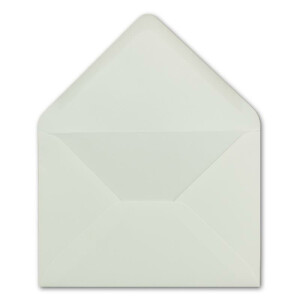 50 DIN B6 Briefumschläge Elfenbein - 12,5 x 17,5 cm - 80 g/m² Nassklebung Post-Umschläge ohne Fenster für Einladungen - Serie Colours-4-you