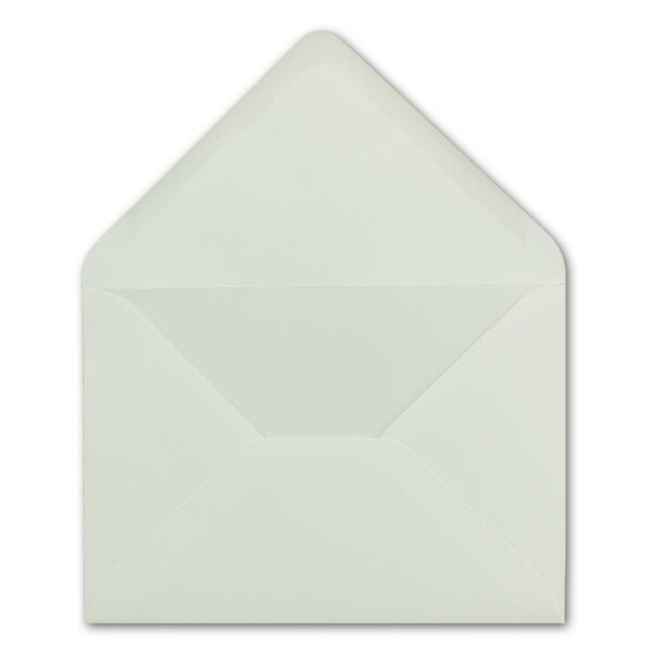 100 DIN B6 Briefumschläge Elfenbein - 12,5 x 17,5 cm - 80 g/m² Nassklebung Post-Umschläge ohne Fenster für Einladungen - Serie Colours-4-you