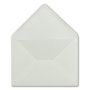 150 DIN B6 Briefumschläge Elfenbein - 12,5 x 17,5 cm - 80 g/m² Nassklebung Post-Umschläge ohne Fenster für Einladungen - Serie Colours-4-you