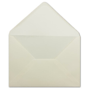 100 DIN C5 Briefumschläge Creme - 16,2 x 22,9 cm - 100 g/m² - Spitze Klappe mit Nassklebung Post-Umschläge ohne Fenster von Ihrem Glüxx-Agent