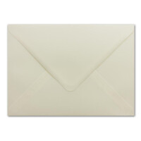 125 DIN C5 Briefumschläge Creme - 16,2 x 22,9 cm - 100 g/m² - Spitze Klappe mit Nassklebung Post-Umschläge ohne Fenster von Ihrem Glüxx-Agent