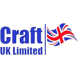 Craft UK 50 Karten-Sets mit Briefumschlägen - Weiß - Quadratisch -  12,5 x 12,5 cm - 50 Doppelkarten und 50 Umschläge