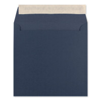 700 Quadratische Brief-Umschläge Dunkel-Blau - 15,5 x 15,5 cm - 120 g/m² Haftklebung stabile Kuverts ohne Fenster  -  von Ihrem Glüxx-Agent