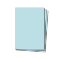 50 Blatt Tonkarton DIN A4 - Hellblau Blau - 240 g/m² dicker Bastelkarton - 21,0 x 29,7 cm Pappe zum basteln für Fotoalbum Menükarte Bedruckbar DIY kreativ sein