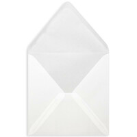 50 Quadratische Briefumschläge Transparent 15,5 x 15,5 cm 90 g/m² Nassklebung Post-Umschläge ohne Fenster ideal für Weihnachten Grußkarten Einladungen von Ihrem Glüxx-Agent