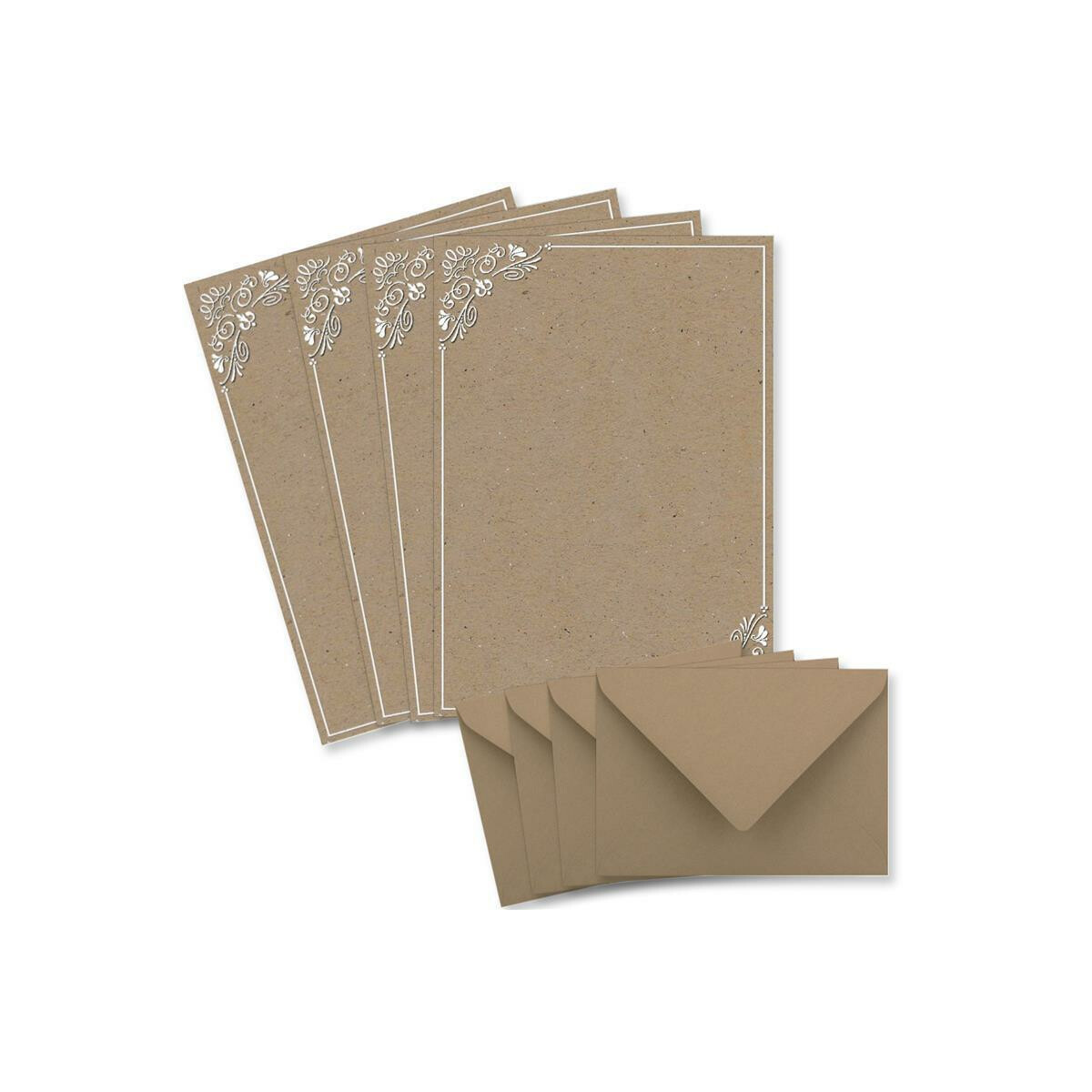 2x Briefpapier-Set Weihnachen 8 Briefbögen A4 & 8 Umschläge bedruckbar 22-7900-3 