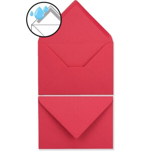 200 Briefbogen-Sets DIN A4 - Papier in Weiß mit tropischem Flamingo Motiv - mit Briefumschlägen DIN C6 in Flamingo Briefpapier bedruckbar ideal für Hochzeitseinladungen