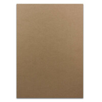 150 Blatt Kraftpapier DIN A4 - Braun - 240 g/m² dicker Bastelkarton - 21,0 x 29,7 cm -Naturpapier - 100% ökologisch - Kartonpapier - Bedruckbar