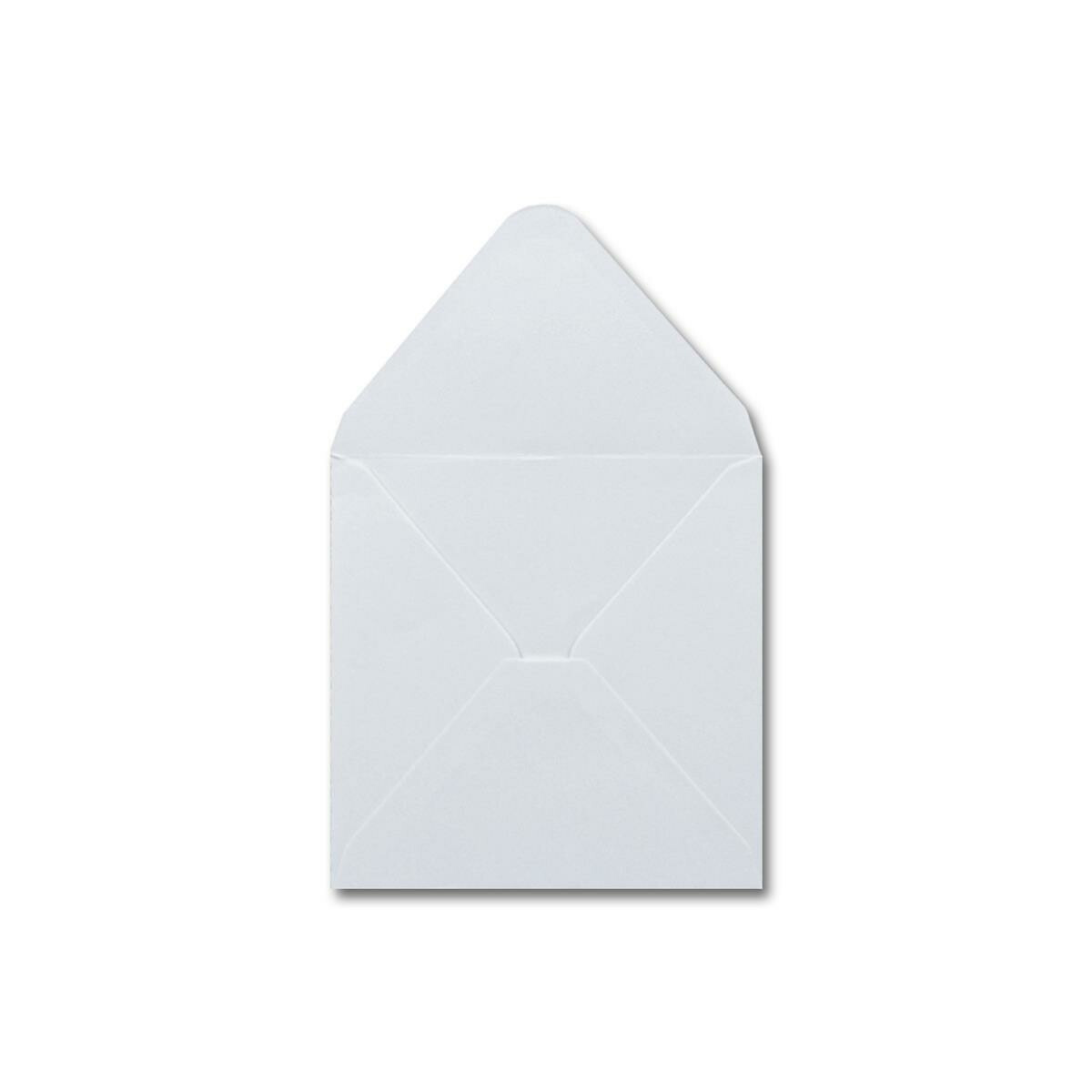 240 g/m² mit Brief-Umschlägen 14 x 14 cm 120 g/m² Spitzklappe Nassklebung 20 Falt-Karten Sets Quadratisch Creme-Weiß Doppel-Karte 13,5 x 13,5 cm 