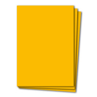 500 Blatt Tonkarton DIN A4 - Gelb - 240 g/m² dicker Bastelkarton - 21,0 x 29,7 cm Pappe zum basteln für Fotoalbum Menükarte Bedruckbar DIY kreativ sein