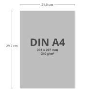 500 Blatt Tonkarton DIN A4 - Bunt 10 Farben Dunkel - 240 g/m² dicker Bastelkarton - 21,0 x 29,7 cm Pappe zum basteln für Fotoalbum Menükarte Bedruckbar DIY kreativ sein
