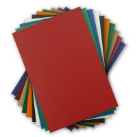 500 Blatt Tonkarton DIN A4 - Bunt 10 Farben Dunkel - 240 g/m² dicker Bastelkarton - 21,0 x 29,7 cm Pappe zum basteln für Fotoalbum Menükarte Bedruckbar DIY kreativ sein