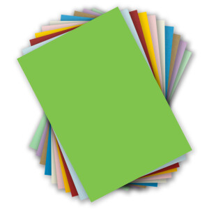 250 Blatt Tonkarton DIN A4 - Bunt 10 Farben Mix - 240 g/m² dicker Bastelkarton - 21,0 x 29,7 cm Pappe zum basteln für Fotoalbum Menükarte Bedruckbar DIY kreativ sein