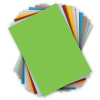250 Blatt Tonkarton DIN A4 - Bunt 10 Farben Mix - 240 g/m² dicker Bastelkarton - 21,0 x 29,7 cm Pappe zum basteln für Fotoalbum Menükarte Bedruckbar DIY kreativ sein