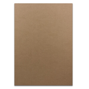 250 Blatt Kraftpapier DIN A4 - Braun - 240 g/m² dicker Bastelkarton - 21,0 x 29,7 cm -Naturpapier - 100% ökologisch - Kartonpapier - Bedruckbar