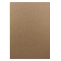 250 Blatt Kraftpapier DIN A4 - Braun - 240 g/m² dicker Bastelkarton - 21,0 x 29,7 cm -Naturpapier - 100% ökologisch - Kartonpapier - Bedruckbar