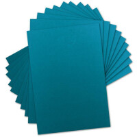 100 Blatt Ton-Karton DIN A4 - Farbe: Türkis -Ton-Papier 160 g/m² gerippte Oberfläche - Ton-Zeichen-Papier Bastel-Papier Bastel-Karton - Glüxx-Agent