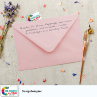 700 Briefumschläge DIN C6 Rosa - 11,4 x 16,2 cm - Kuverts mit 100 g/m² Nassklebung spitze Klappe - Umschläge ohne Fenster - Colours-4-you